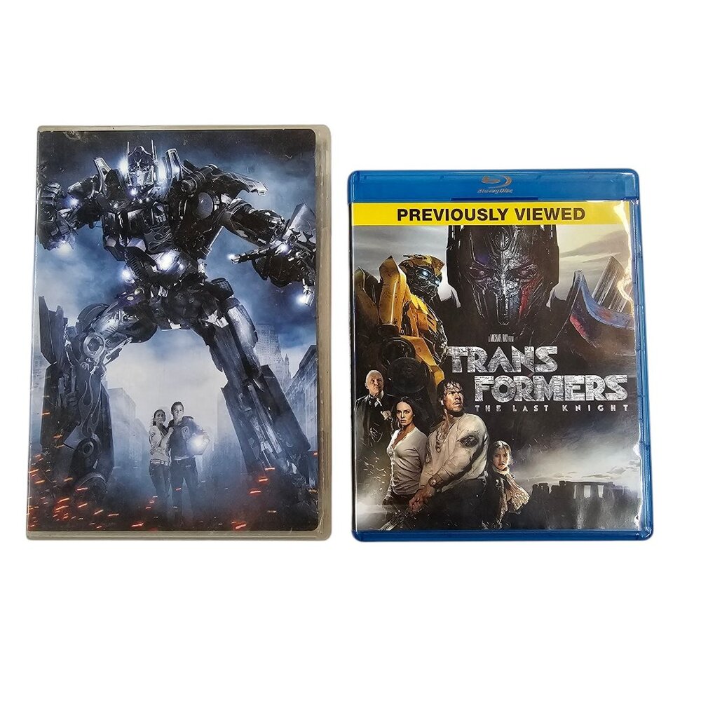 Transformers Shia LaBeouf DVD The Last Knight Blu Ray Mark Wahlberg Movie Lot